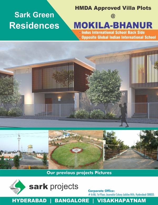 Sark Group launches Green Residences plotted township in Mokila, Hyderabad